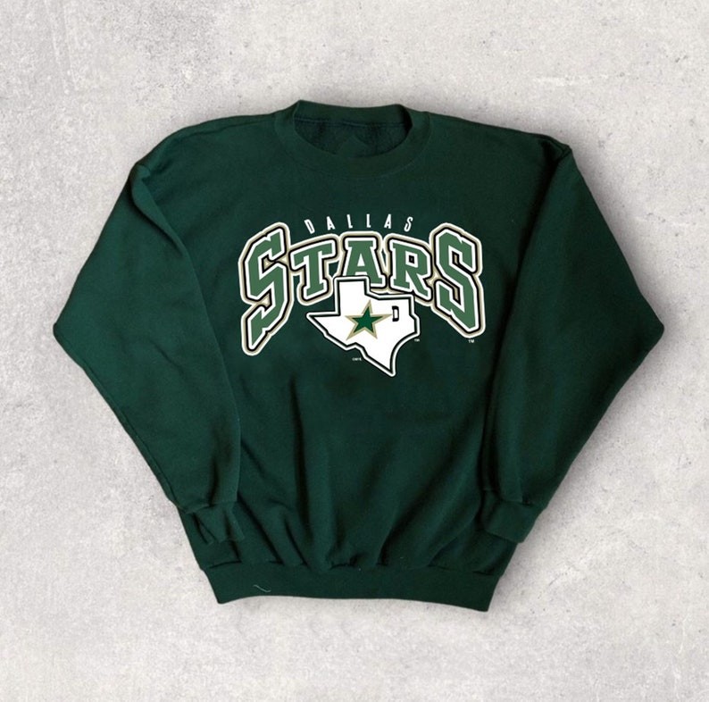 NHL Dallas Stars Hockey Crewneck Sweatshirt QT5357