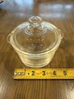 Rare Vintage Early Pyrex Bean Pot Container with PLAIN Lid