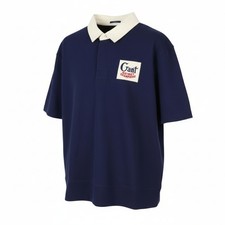 GANT SS Heavy Rugger Men Polos L Blue Logo Cotton Polo Casual Shirt