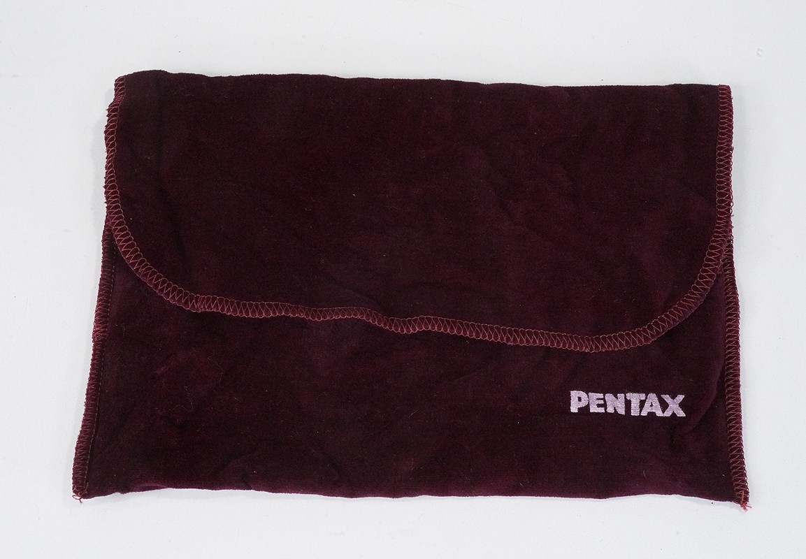 ASAHI PENTAX POUCH FOR LX, RED VELVET, WRINKLED/227093