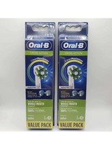Oral-B CrossAction Clean Maximiser Replacement Toothbrush Heads 2 Packs Of 4
