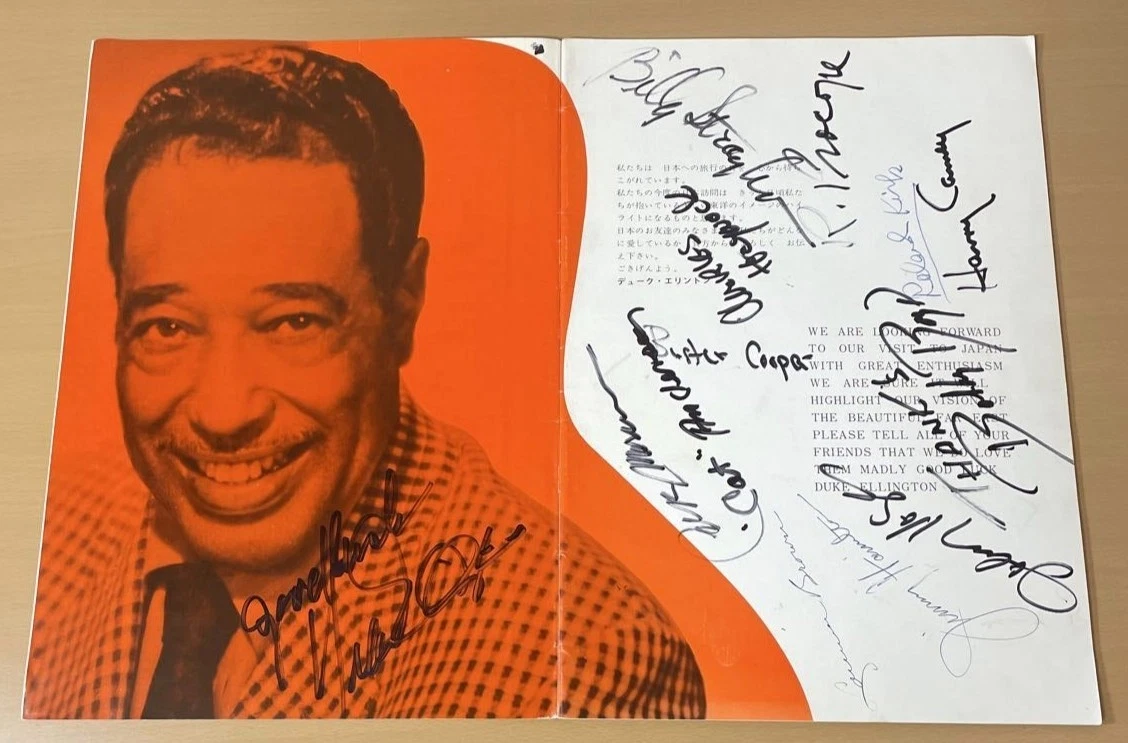 Original Autographed Jazz & Big Band Memorabilia for sale | eBay