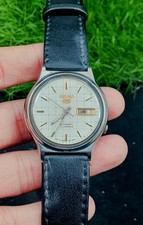 Vintage Of Seiko 5 Automatic 21 Jewels Men Watch Day Date Japan Made 7009-3070