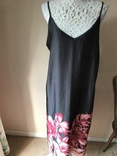 Next ladies size 18, black/ pink mix strappy nightie