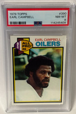 1979 Topps Earl Campbell #390 Graded PSA 8 NM-MINT RC Rookie Houston Oilers