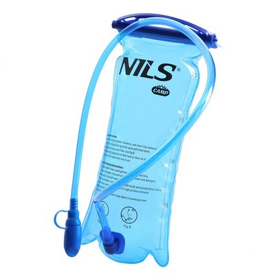 Trinkblase 2L Trinksystem Hydration Bladder Wasserbeutel Outdoor Camping Blau