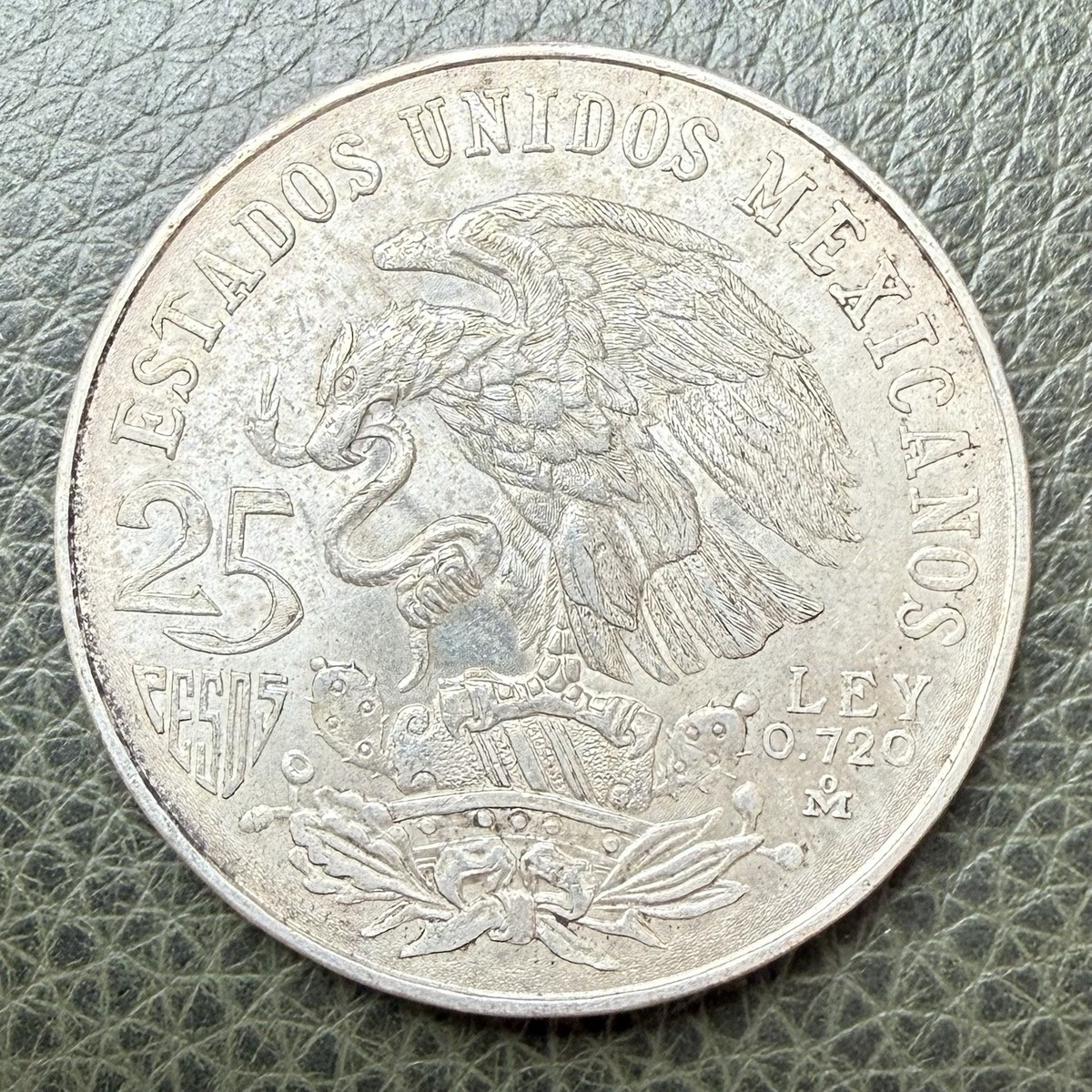 1968 Mexico 25 Pesos Olympic Games Aztec Coin .720 Silver | eBay