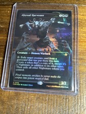 Abyssal Harvester (Borderless) (Mana Foil) #381 foil Magic the Gathering Card