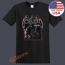CHUD 2 C.H.U.D. II Retro Horror Movie Men's Black Size S to 5XL