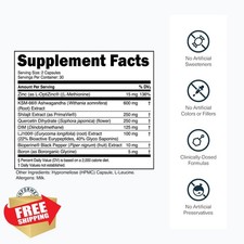 Transparent Labs Vitality Test Booster w/ Ashwagandha, Shilajit, DIM 60 Count