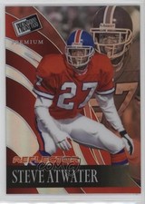 2024 Leaf Press Pass Premium Red Prismatic Reflector 9/10 Steve Atwater HOF 07qw