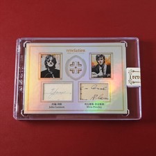 2025 Eternal Revelation Dual History Relics John Lennon Elvis Presley 50/50