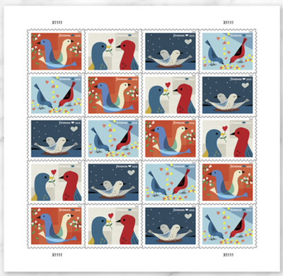USPS sheet OF FOREVER STAMPS  (RETIRED DESIGNS)