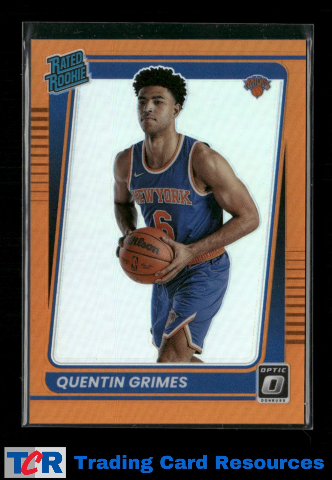 2021-22 Donruss Optic #166 Quentin Grimes Orange #/199