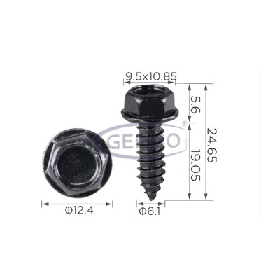 10 x Sechskant Blechschraube Karosserieschraube M10 für Mercedes N000000000543