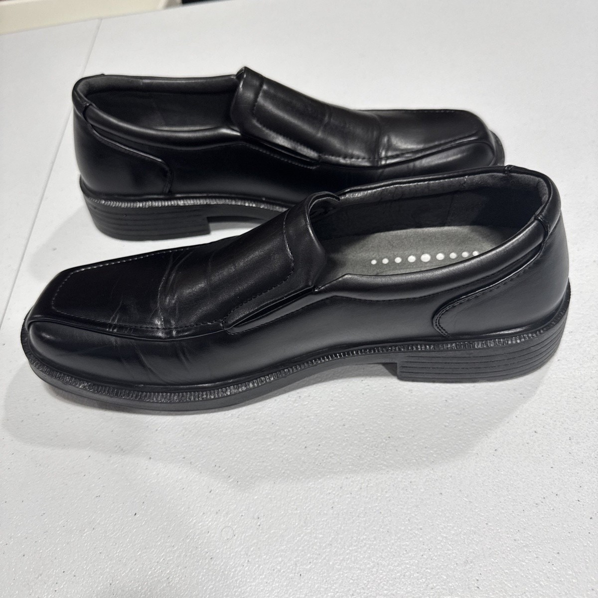 Covington Sheffield Mens Black Slip On Dress Shoes Wide Width 10.5 34006 New MENS COVINGTON SHEFFIELD BLACK LOAFERS SLIP-ON SHOES SIZE  main image 4