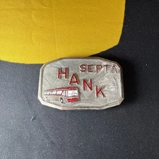 Septa Original Vintage Hook Fast Metal Belt Buckle Bus Train RARE "Hank"