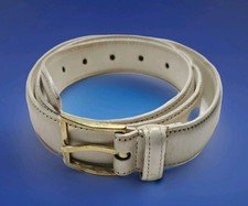 Vintage USA made DOONEY & BOURKE Brass buckle Size EU90/US 36 Leather belt