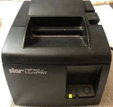Star TSP100 future PRNT Thermal Receipt Printer w/ Power cable USED & Tested