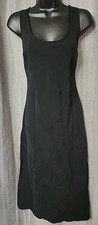 Universal Thread Women's Shift Dress, Solid Black, Size Small