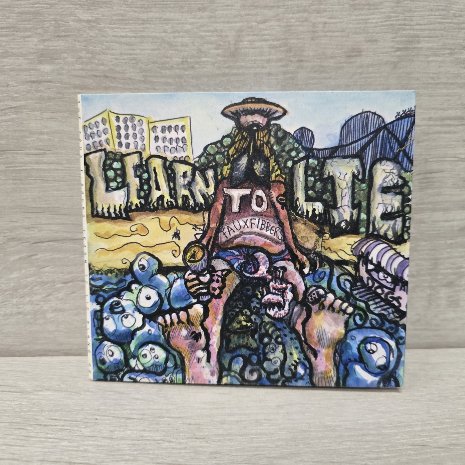 THE FAUX FIBBERS - Learn To Lie - CD Album 2020 Digipak Blang Very Good Cond.