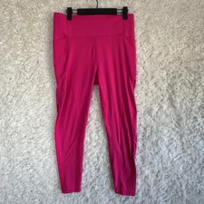 GapFit High Rise Full Length Pink Athletic Leggings Activewear Womens Large L