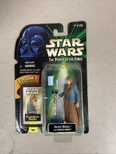 Vintage - Star Wars POTF2 Aunt Beru w Service Droid Flashback Photo Green Card