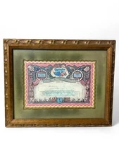 Rare & unique 1971 framed Ringling Bros Barnum & Bailey share frame 15" x 19"