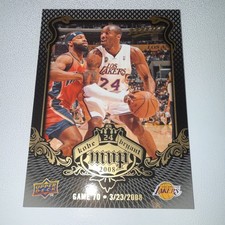 Upper Deck 08-09 MVP Kobe Bryant KB-70 Insert LA Lakers NBA Basketball Card HOF