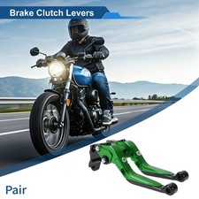 Adjustable Short Long Brake Clutch Lever for Yamaha WR125X 2009-2015 Green Black