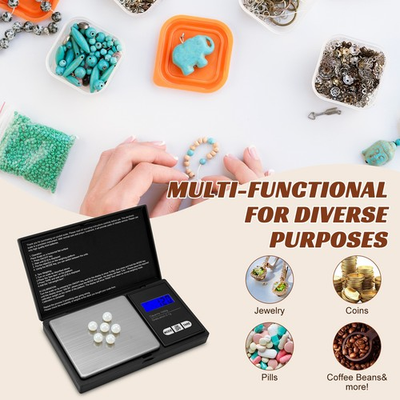 #ad 1000g 0.1g Pocket Scale w TARE 6 Units Portable for Jewelry Gold Silver Diamond $4.74