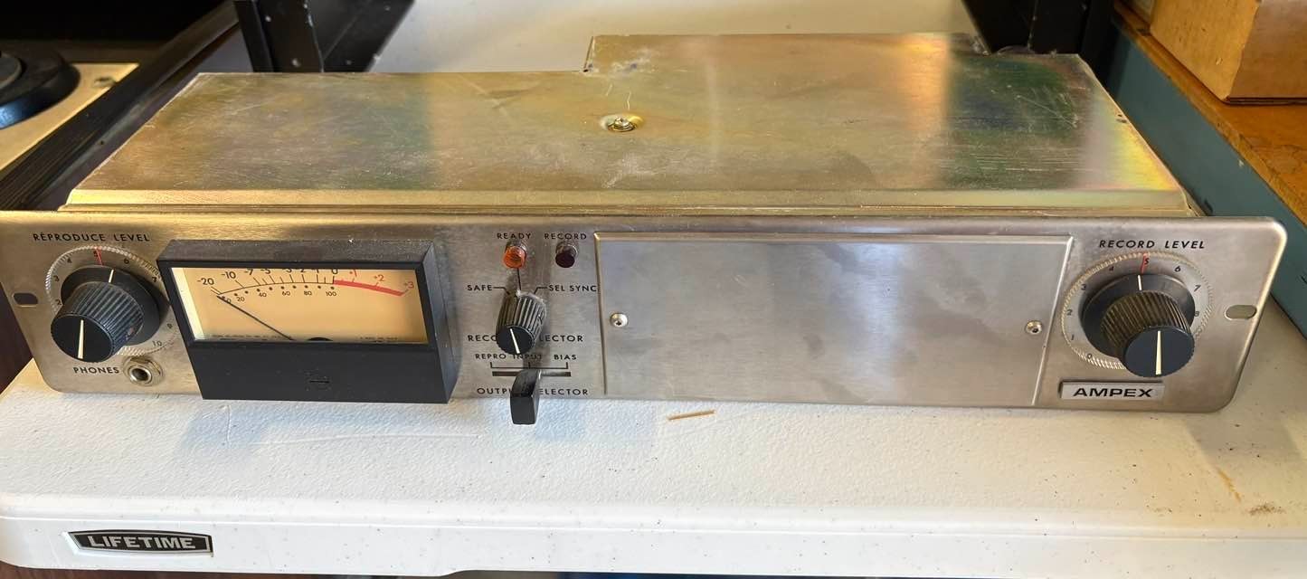 AMPEX AG-440b electronic preamp (without the cards)