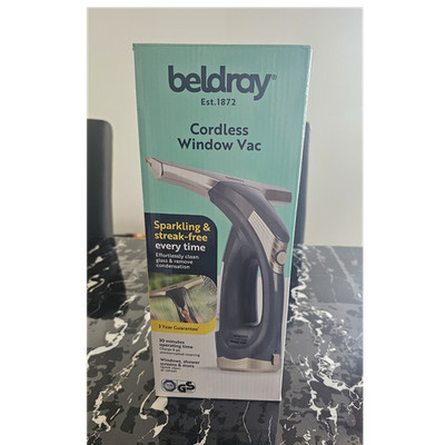 Beldray Cordless Window Vac Fenstersauger kabellos 60 ml 30 Min. Batterie