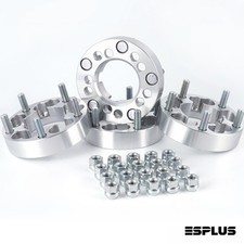 4 Wheel Adapters Conversion 5x5.5 1.25 Thick For 02-11 Dodge Ram 1500