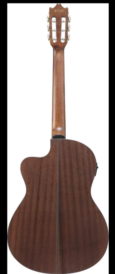 NUOVA Ibanez GA5MHTCE-OPN 4/4 CHITARRA CLASSICA NYLON THIN PIEZO OSSO - Immagine 2 di 4