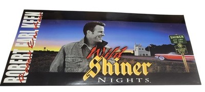 Shiner Beer Poster Robert Earl Keen Wild Shiner Nights Vintage 18x36 NOS