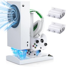 Vertical Cooling Stand Charging Station for Xbox Series S Console and Control...