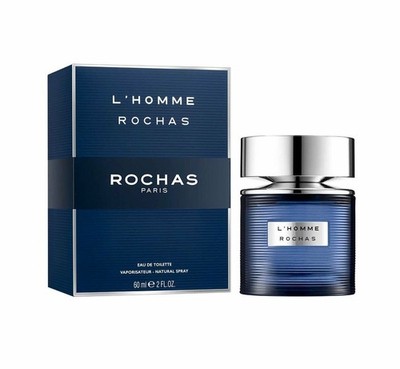 Rochas L'Homme 2.0 oz EDT spray mens cologne 60 ml NIB