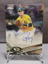 2017 Topps Chrome Ryon Healy Auto RC #RA-RH Athletics Rookie
