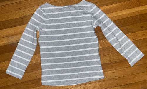 Girls Gymboree Nautical Striped Sailor Top Shirt Long Sleeve Anchor Size:4 EUC - Picture 4 of 4