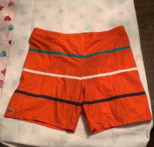 Vintage Izod Lacoste Swim Trunks Mens