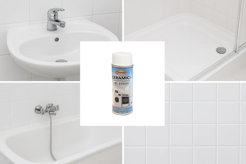 KERAMIK EMAILLE 1x 400ml Badewannen Farbe Email Reparatur Lack Weiss Weiß WC - Bild 2 von 4