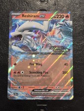 Pokemon TCG Reshiram ex 030/159 Journey Together Stamped Promo Card NM