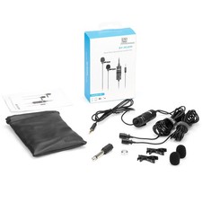 BOYA BY-M1DM Dual Omni-directional Lavalier Microphone for Android Smartphones