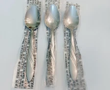 (3) NEW Pfaltzgraff CROSSCREEK 18/0 Stainless Teaspoons~China