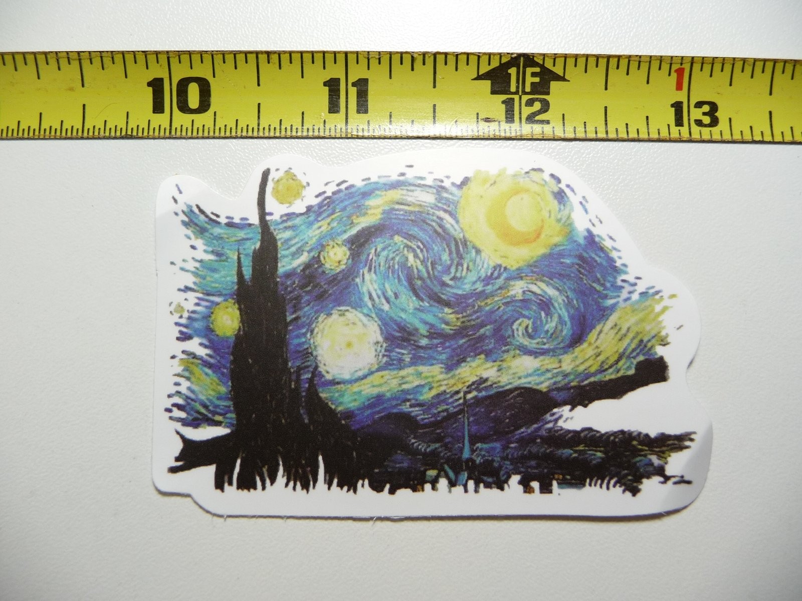 Vincent Van Gogh Starry Night Decal Sticker Classic Art Painter Masterpiece