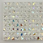 143 Piece Swarovski 6301 Crystal AB Clear 8mm Top Drilled Bicone Beads — photo 3