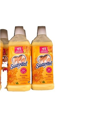 Suavitel Morning Sun Fabric Softener Liquid 45 Days Freshness 13 Loads.   3 Pack