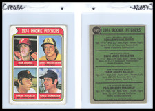 1974 Topps #599 Dave Freisleben - Variation - Washington team (Creased)