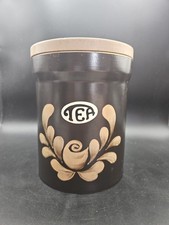 Denby Bakewell Storage Jar Canister XL Tea  Large 17cms tall